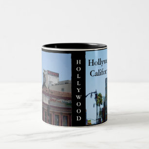 Café Em Dois Tons Caneca de HOLLYWOOD, CALIFÓRNIA