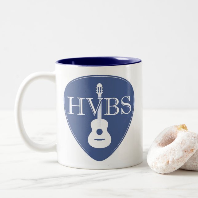 Café Em Dois Tons Caneca de HVBS (Com Donut)
