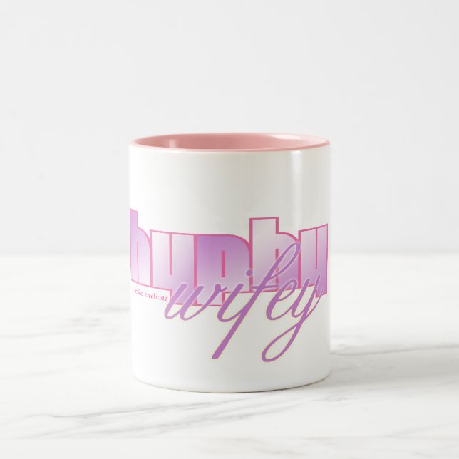 Café Em Dois Tons Caneca de Hyphy Wifey (Centro)