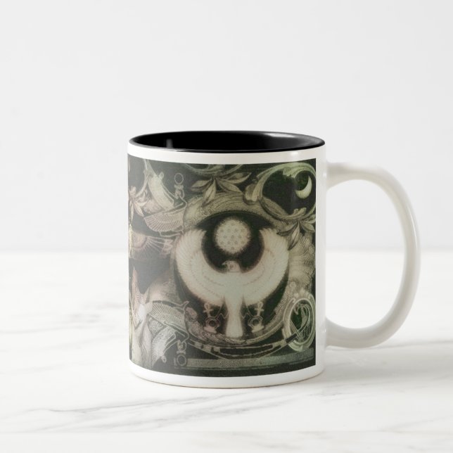 Café Em Dois Tons Caneca de Illuminati (Direita)
