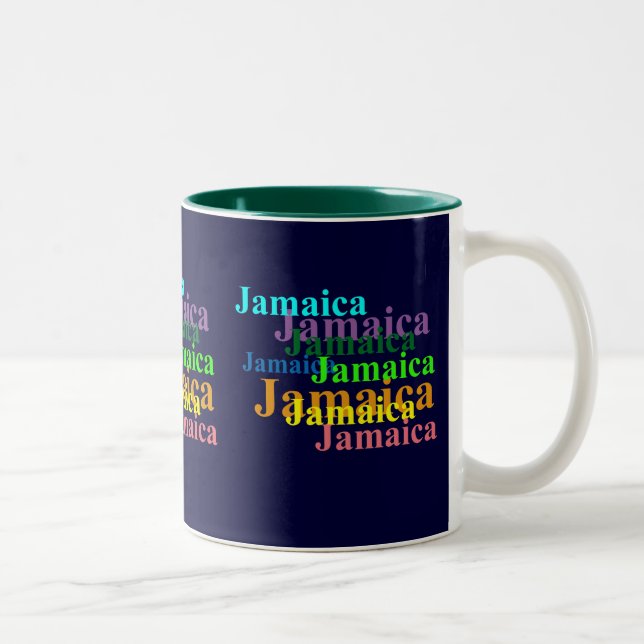 Café Em Dois Tons Caneca de Jamaica (Direita)