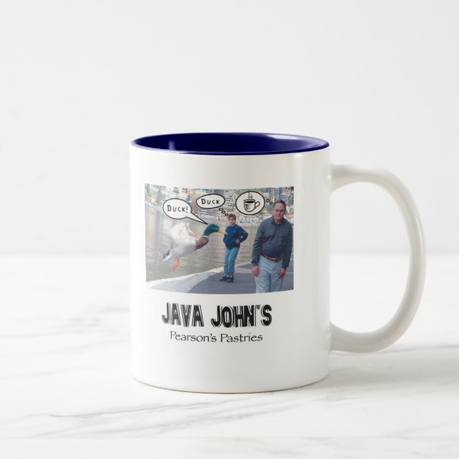 Café Em Dois Tons Caneca de Java John (Direita)