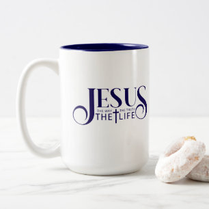 Café Em Dois Tons Caneca de Jesus