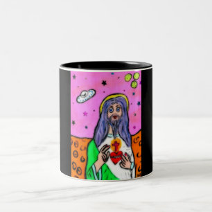Café Em Dois Tons Caneca de Jesus