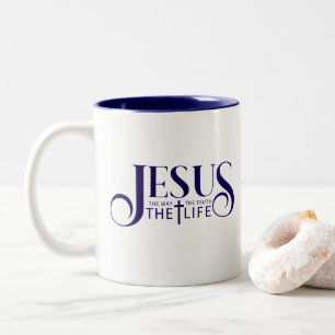 Café Em Dois Tons Caneca de Jesus