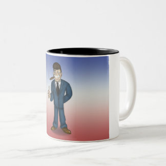 Café Em Dois Tons Caneca de JFK