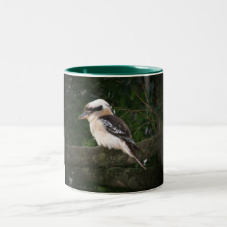 Café Em Dois Tons Caneca de Kookaburra das montanhas de Bunya