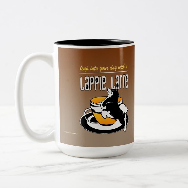 Café Em Dois Tons Caneca de LAPPIE LATTE (Esquerda)