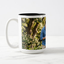 Caneca de Lembrança de Casamento com Nome de Foto