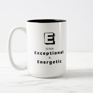 Café Em Dois Tons Caneca de Louvor de Luxo Personalizada E - Excepci