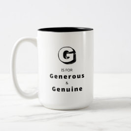 Café Em Dois Tons Caneca de Louvor de Luxo Personalizada G - Generos