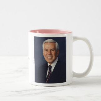 Café Em Dois Tons Caneca de Lugar do pau