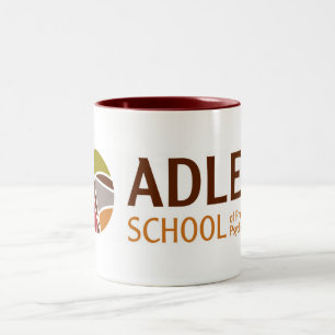 Café Em Dois Tons Caneca de luxe 1 da escola de Adler