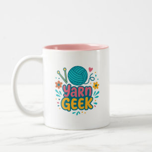 Café Em Dois Tons Caneca de Malha Geek de Duas Cores