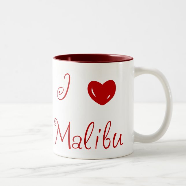 Café Em Dois Tons caneca de malibu (Direita)