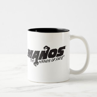 Café Em Dois Tons Caneca de Manos