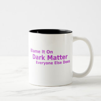 Café Em Dois Tons Caneca de matéria escura