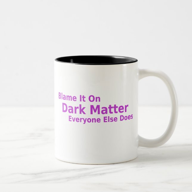 Café Em Dois Tons Caneca de matéria escura (Direita)