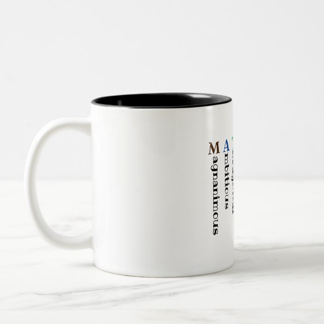 Café Em Dois Tons Caneca de Matthew (Esquerda)