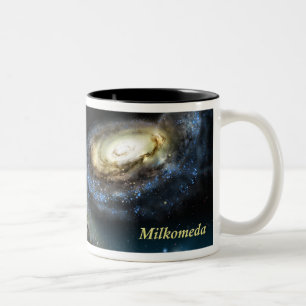 Café Em Dois Tons Caneca de Milkomeda