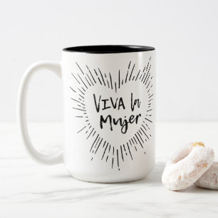 Café Em Dois Tons Caneca de Mujer do La de Viva