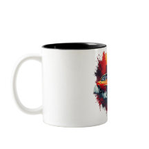 Caneca de Muscle Car Burnout