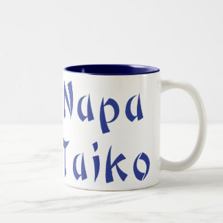 Café Em Dois Tons Caneca de Napa Taiko