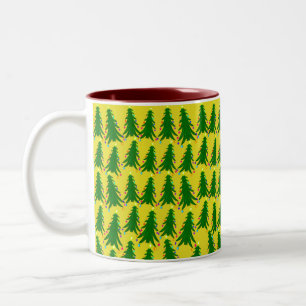 Café Em Dois Tons caneca de Natal