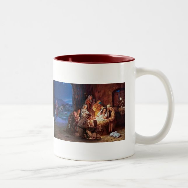 Café Em Dois Tons Caneca de Natal (Direita)