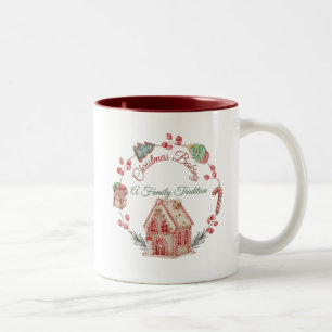 Café Em Dois Tons Caneca de Natal