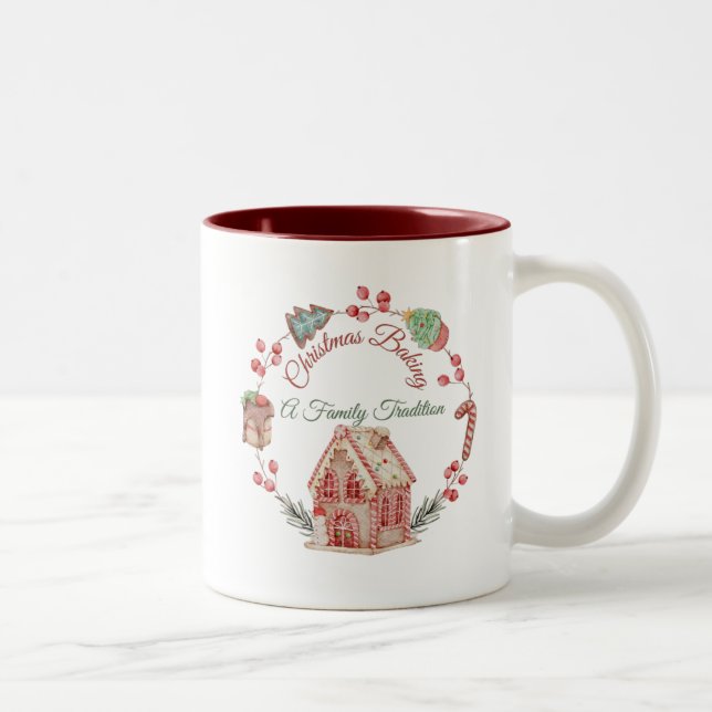 Café Em Dois Tons Caneca de Natal (Direita)
