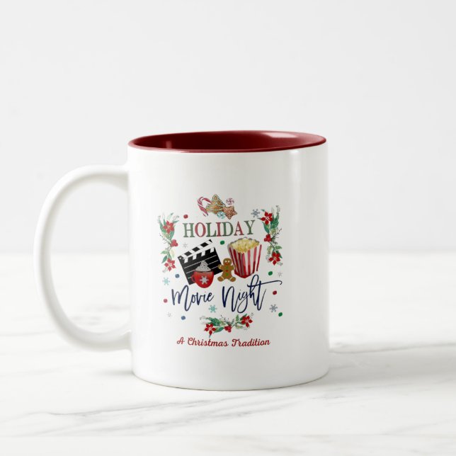 Café Em Dois Tons Caneca de Natal (Esquerda)