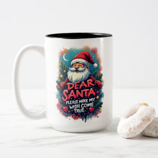 Café Em Dois Tons Caneca de Natal