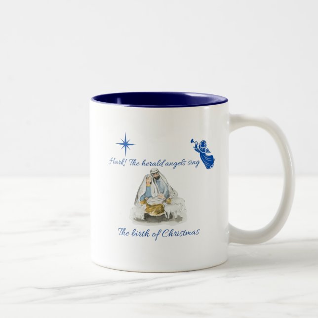 Café Em Dois Tons Caneca de Natal (Direita)