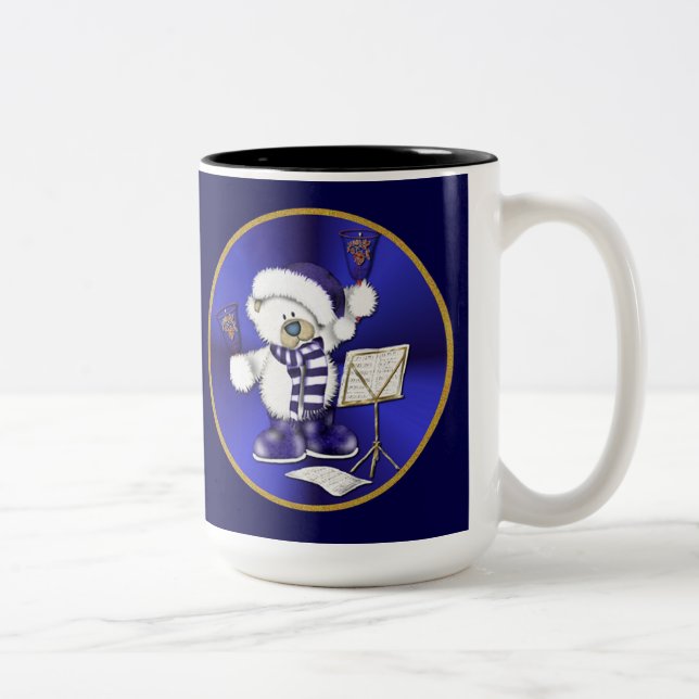 Café Em Dois Tons Caneca de Natal (Direita)