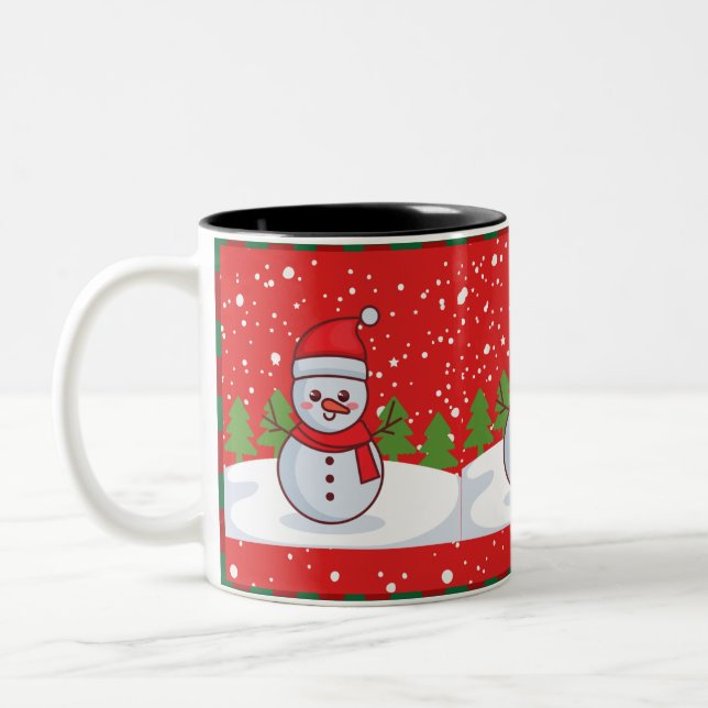 Café Em Dois Tons caneca de Natal (Esquerda)