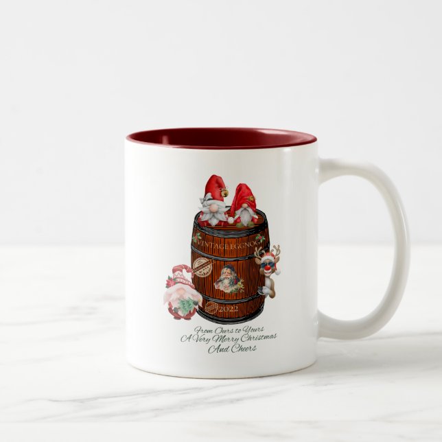 Café Em Dois Tons Caneca de Natal (Direita)
