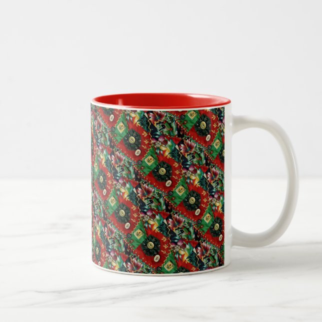 Café Em Dois Tons Caneca de Natal (Direita)