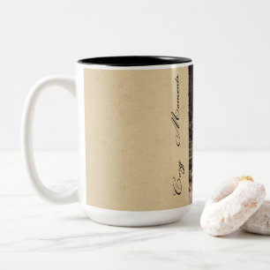 Café Em Dois Tons Caneca de Natal com Desejos Mais Quentes – Design
