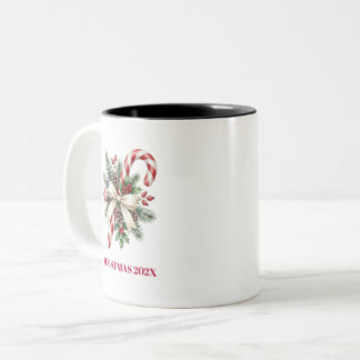 CAFÉ EM DOIS TONS CANECA DE NATAL FAMILIAR