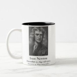 Café Em Dois Tons Caneca de Newton