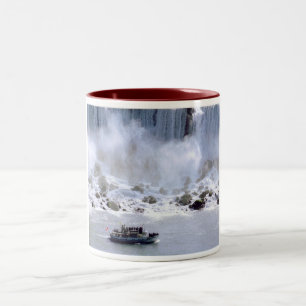 Café Em Dois Tons Caneca de Niagara Falls