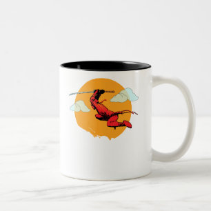 Café Em Dois Tons Caneca de Ninja