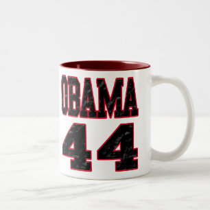 Café Em Dois Tons Caneca de Obama 44