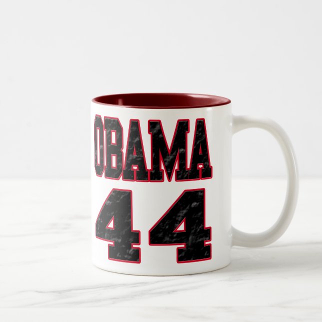 Café Em Dois Tons Caneca de Obama 44 (Direita)