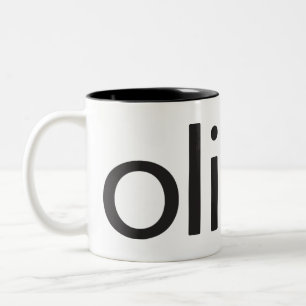 Café Em Dois Tons Caneca de Olivia