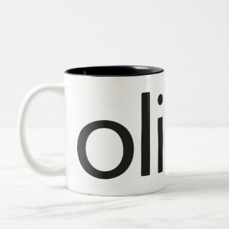 Café Em Dois Tons Caneca de Olivia