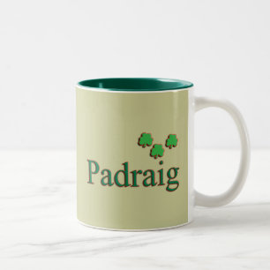 Café Em Dois Tons Caneca de Padraig