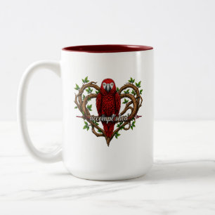 Café Em Dois Tons Caneca de Papagaio Motivacional - Realizado