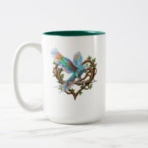 Caneca de Papagaio Motivacional - Voando Alto
